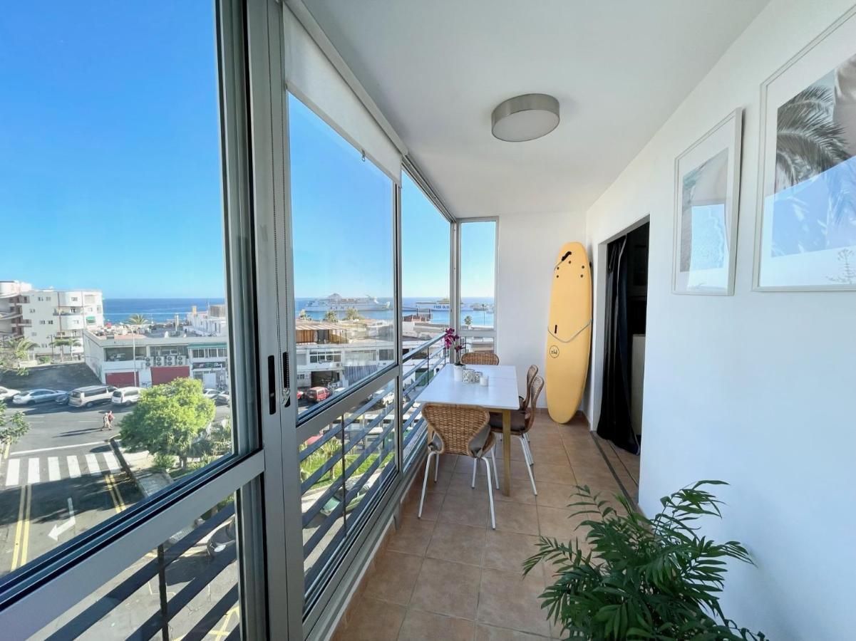 Beachfront Apartment With Ocean Views Los Cristianos (Tenerife) Exterior foto