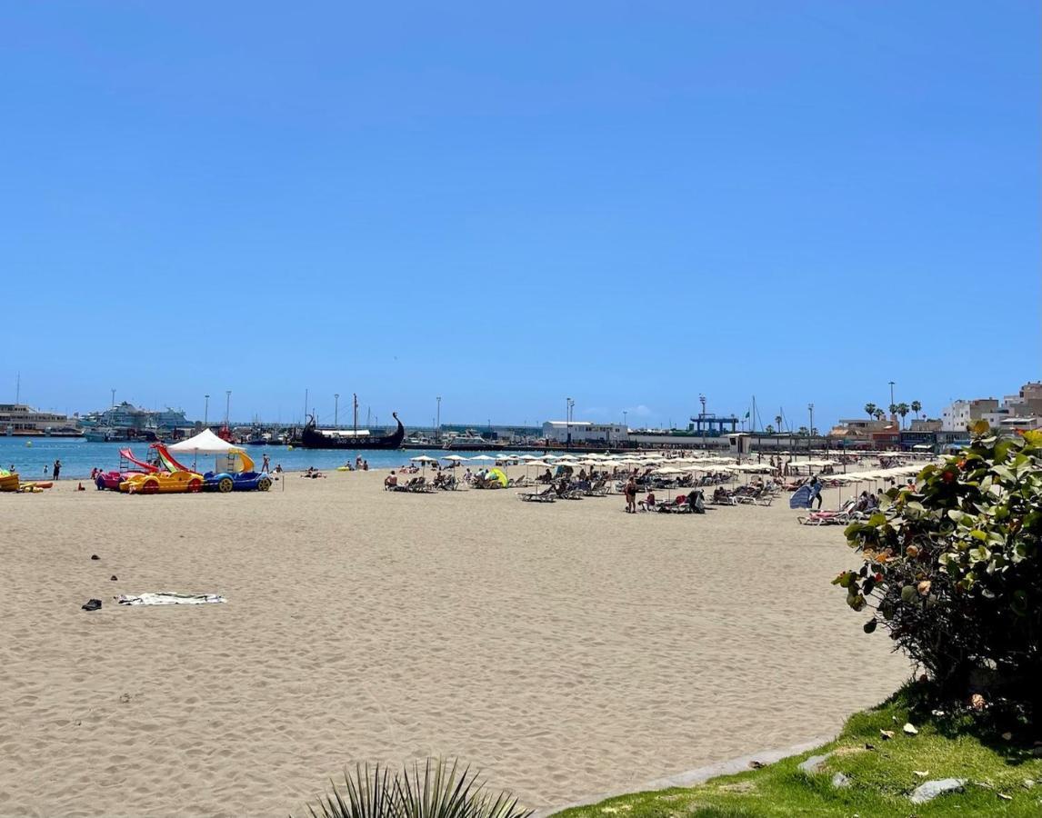 Beachfront Apartment With Ocean Views Los Cristianos (Tenerife) Exterior foto